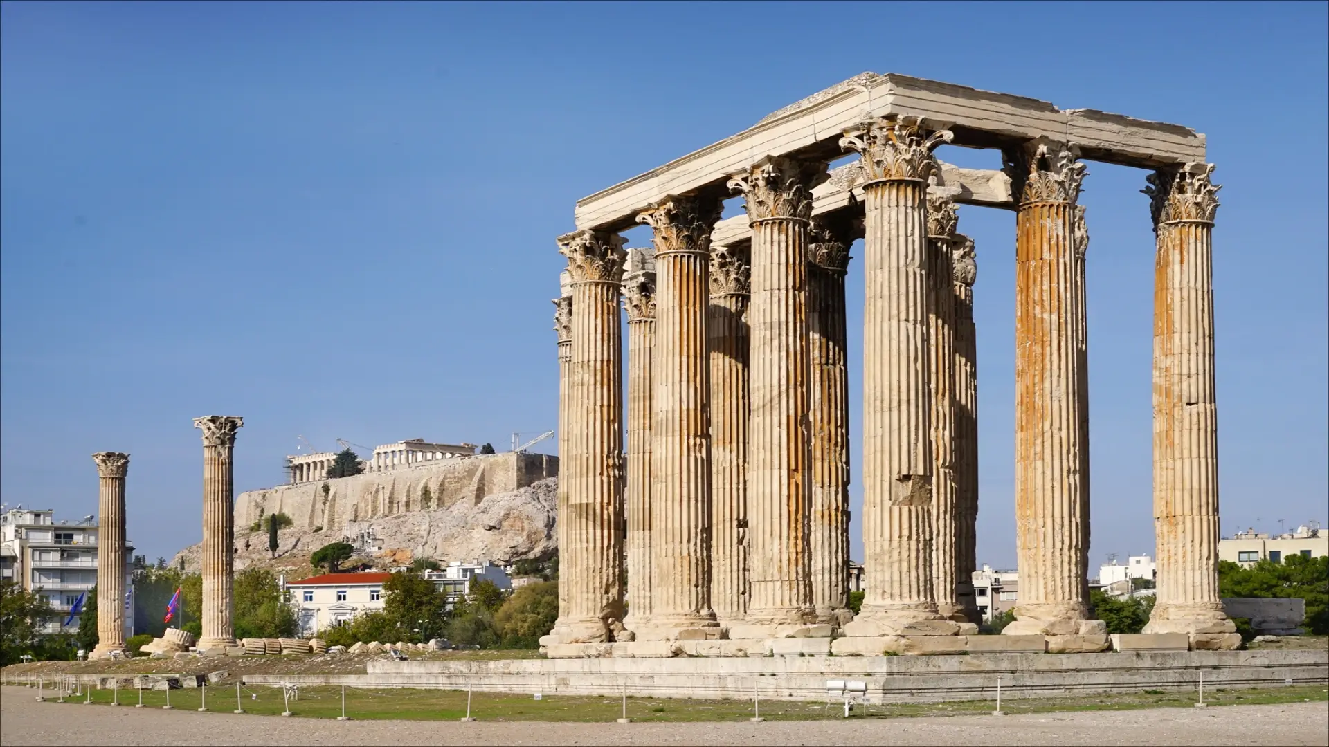 Image of the Temple of the Olympian Zeus